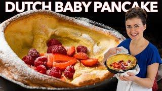 DUTCH BABY PANCAKE  German Pancake Recipe