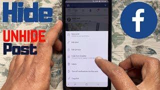 How To HideUnHide Posts from Facebook Timeline 2019