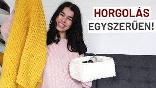 HOGYAN tanulj meg Horgolni?  Horgolás alapok egyszerűen