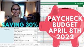Paycheck To Paycheck Budget  Budget With ME  April 8th 2022