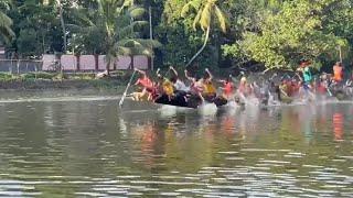Anary chundan & Kerala police  tries #vallamkali #kerala #pbc