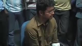 Vijay singing in front of fans ..