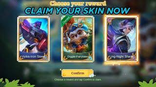 CLAIM YOUR SKIN NOW  LUCKY FLIP 2023  MLBB NEW EVENT 2023