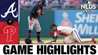 Braves vs. Phillies NLDS Game 4 Highlights 101522  MLB Highlights