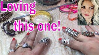 Awesome Jewelry Jar Mystery  Bag Diamond Test Sterling Rings My Versace