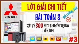 Thử Thách PLC Q  Cách Xử Lý 200 Nút Chuyển Trang Trên HMI 1 Dòng Code  Học Kỹ Thuật