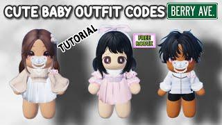 HOW TO BECOME A CUTE BABY + CUTE BABY OUTFIT CODES FOR BERRY AVENUE AND BLOXBURG TUTORIAL 2023 