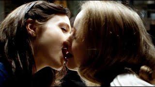 Jennie Jacques and Florence Hall Lesbian Kiss