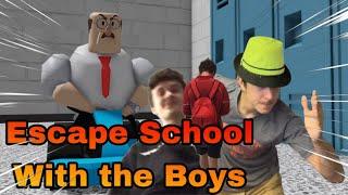 Escaping School With The Boys  Roblox Great School Breakout and Escape Mr Funnys ToyShop
