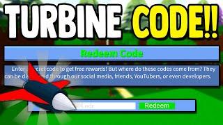 FREE TURBINE CODE REDEEM NOW  Build a Boat for Treasure ROBLOX