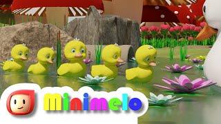  Five little ducks went swimming one day  Rhymes for babies   MiniMelo Nursery Rhymes