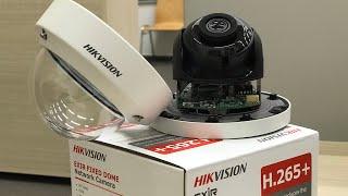 How to setup a network IP camera HIKVISION Exir fixed dome camera 4MP. Network settings. IT show