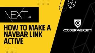 How to Show a Page is Active in Next.js Setting an Active Navbar Link