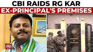 CBI Raids At 15 Places Ghoshs Premises in RG Kar Financial Irregularities Probe  India Today