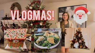 VLOGMAS Day 2 Healthy Food Decorating Gingerbread House