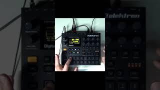 samplingelektron Digitakt DDS-8Techno with the sound of cooking料理の音をサンプリングしてテクノ #shorts