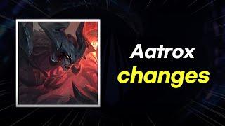 Aatrox changes +14.12 patch  league of legends