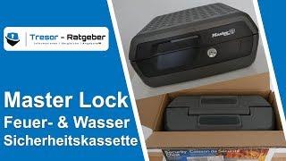 Master Lock - Feuerfester und wasserdichter Safe  Tresor Test