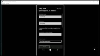 Como cadastrar e-mail no Windows Phone?