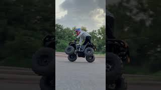 Ninja Style  atv riding  #shorts  #amazing #control  #bike #atv