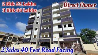 Direct Owner  Price 2 Bhk 53 Lakhs  3 Bhk 66 Lakhs  Brand New 2 & 3 Bhk Flats For Sale  HMDA