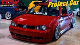 VW Golf 4 GTI VR6 Bagged on 3SDM 0.04 Rims Modified by Gaby