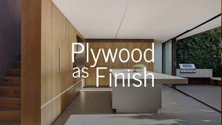 Plywood as Finish