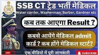 SSB Constable Tradesman Medical Admit Card 2024 SSB Tradesman Result 2024 कबसे start honge