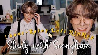 Study with Ateez Seonghwa 1 hour - rainy lofi hiphop