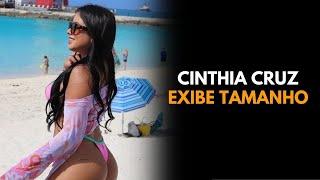 DE BIQUÍNI MINÚSCULO CINTHIA CRUZ EXIBE TAMANHO E GERA COMENTÁRIOS ATREVIDOS