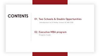 Part.3 Executive MBA Admission Financial Aid Student Profile