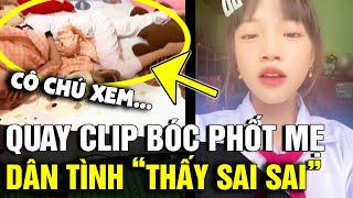 Học về quay clip BÓC PHỐT MẸ đang ngủ dân tình liền tìm thấy ĐIỂM SAI SAI  Tin Nhanh 3 Phút