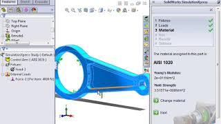 01 SimulationXpress   07 Applying a Material