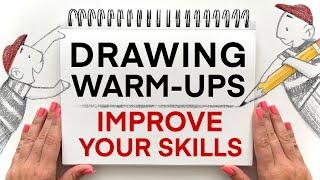 12 Drawing Exercises to Improve Your Art Skills Warm-Up Practice