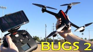 Bugs 2 Quadcopter WiFi FPV plus GPS Drone By MJX Flight Review and On-board Camera Video