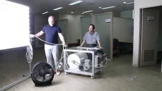 Electromagnetic generator 10 kW prototype