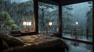 SOFT RAIN Sound for Sleeping in Bedroom  Sleep and Relaxation Meditation