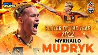 Mykhailo Mudryk is Shakhtar Player of the Year in 2022  Goals and highlights