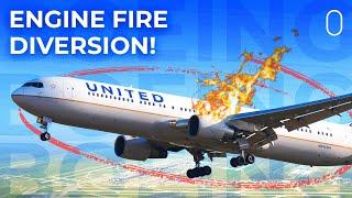 Engine Fire Prompts Diversion For United Airlines Boeing 767
