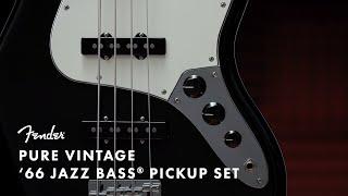 Pure Vintage 66 Jazz Bass Pickup Set  Fender