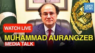 LIVE Pakistan Finance Minister Aurangzeb Addresses In Karachi  Dawn News English