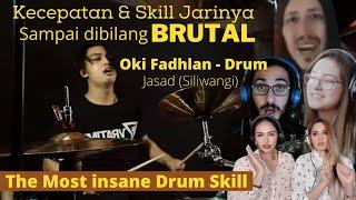 INCREDIBLE‼️BULE PADA KAGET LIHAT PERMAINANNYA  OKI FADHLAN JASAD SILIWANGI DRUM REACTION