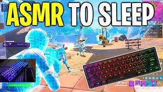 12 HOUR ASMR To Sleep Steelseries Apex Pro Mini  Keyboard Sounds Fortnite Gameplay Chill