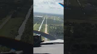 Landing the Bonanza RWY 09 at KAXH #bonanza