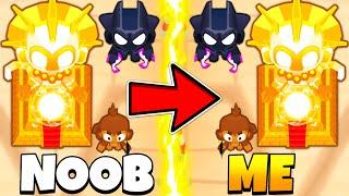 So I copied EVERYTHING this NOOB did in BANANZA... Bloons TD Battles 2