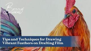 Tips and Techniques for Drawing Vibrant Feathers on Drafting Film