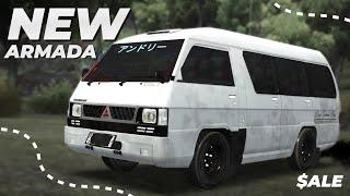 MOD BUSSID MITSUBISHI L300 MINIBUS NEW ARMADA $ALE NDR CONCEPT FULL DETAIL FULL ANIM