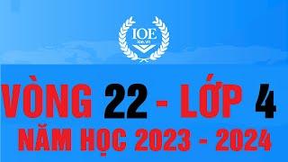 Đáp án IOE lớp 4 vòng 22 năm học 2023 - 2024