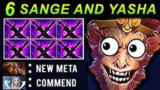 6 SANGE AND YASHA MONKEY KING DOTA 2 PATCH 7.07 NEW META PRO GAMEPLAY