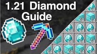 How to Find Diamonds in Minecraft 1.21 BEST WAY  Minecraft 1.21 Diamond Mining Guide